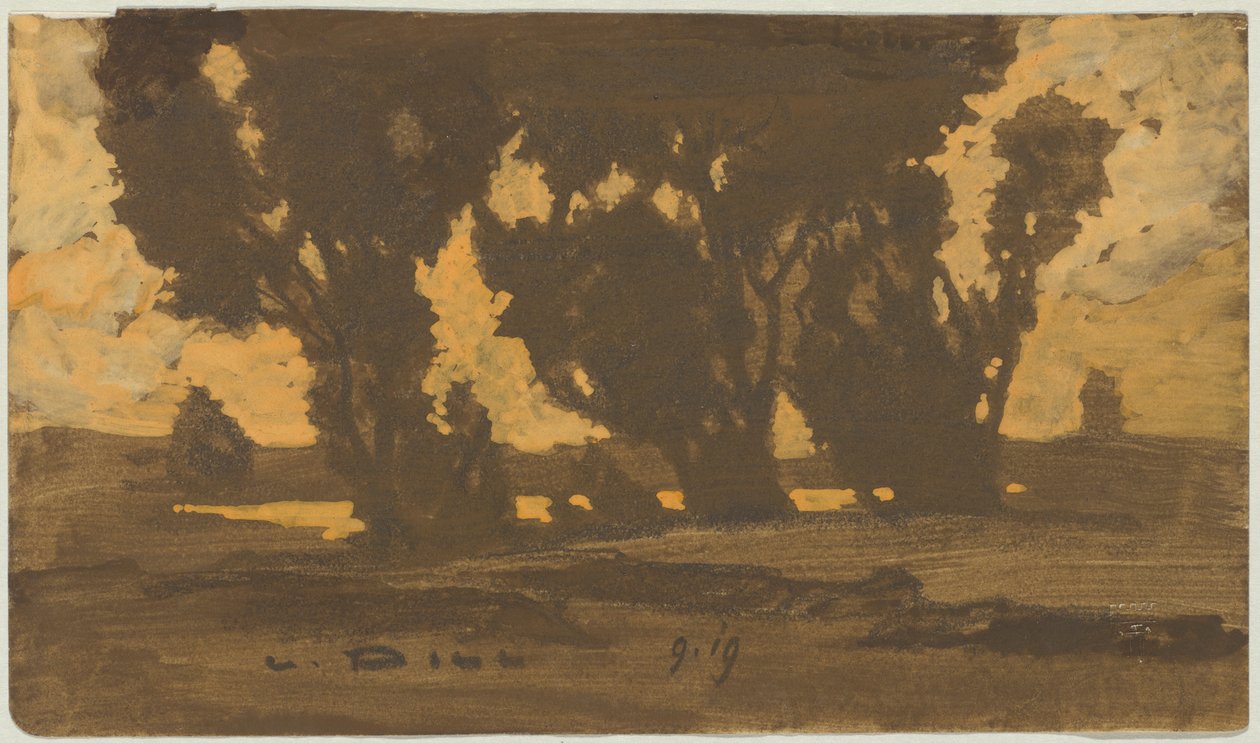 Pastos en los páramos de Dachau de Ludwig Dill