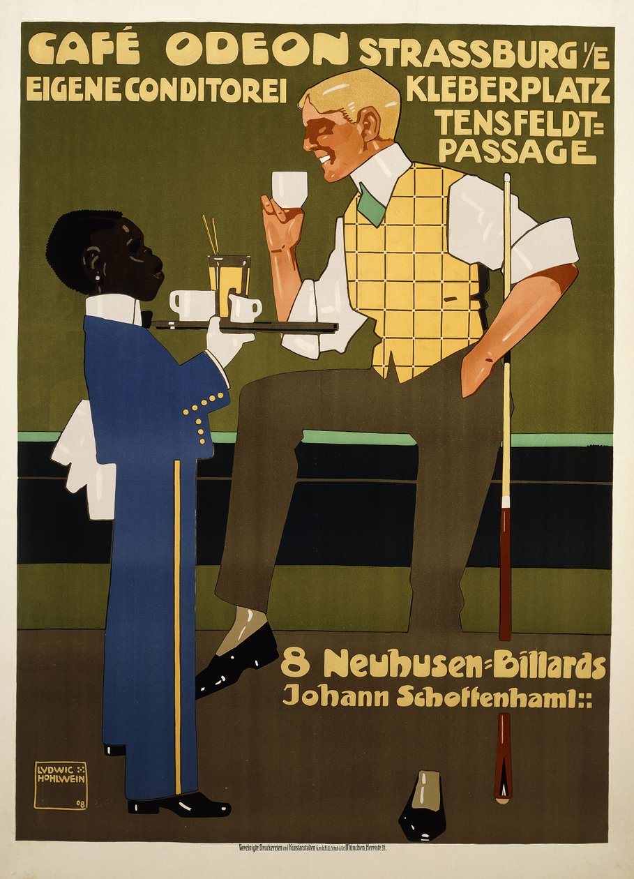 Café Odeón de Ludwig Hohlwein