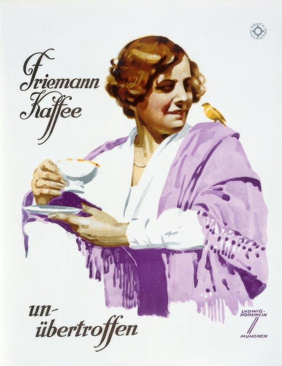 Café Friemann - insuperable de Ludwig Hohlwein