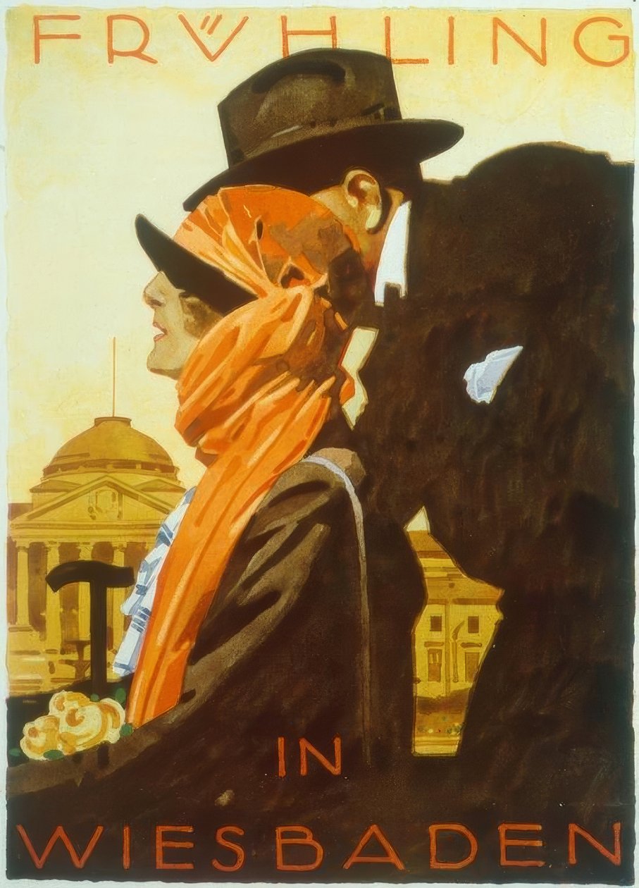Primavera en Wiesbaden de Ludwig Hohlwein