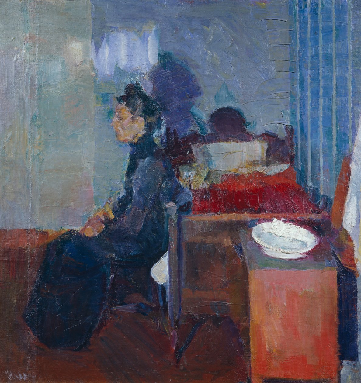 esposa en dormitorio de Ludvik Peter Karsten