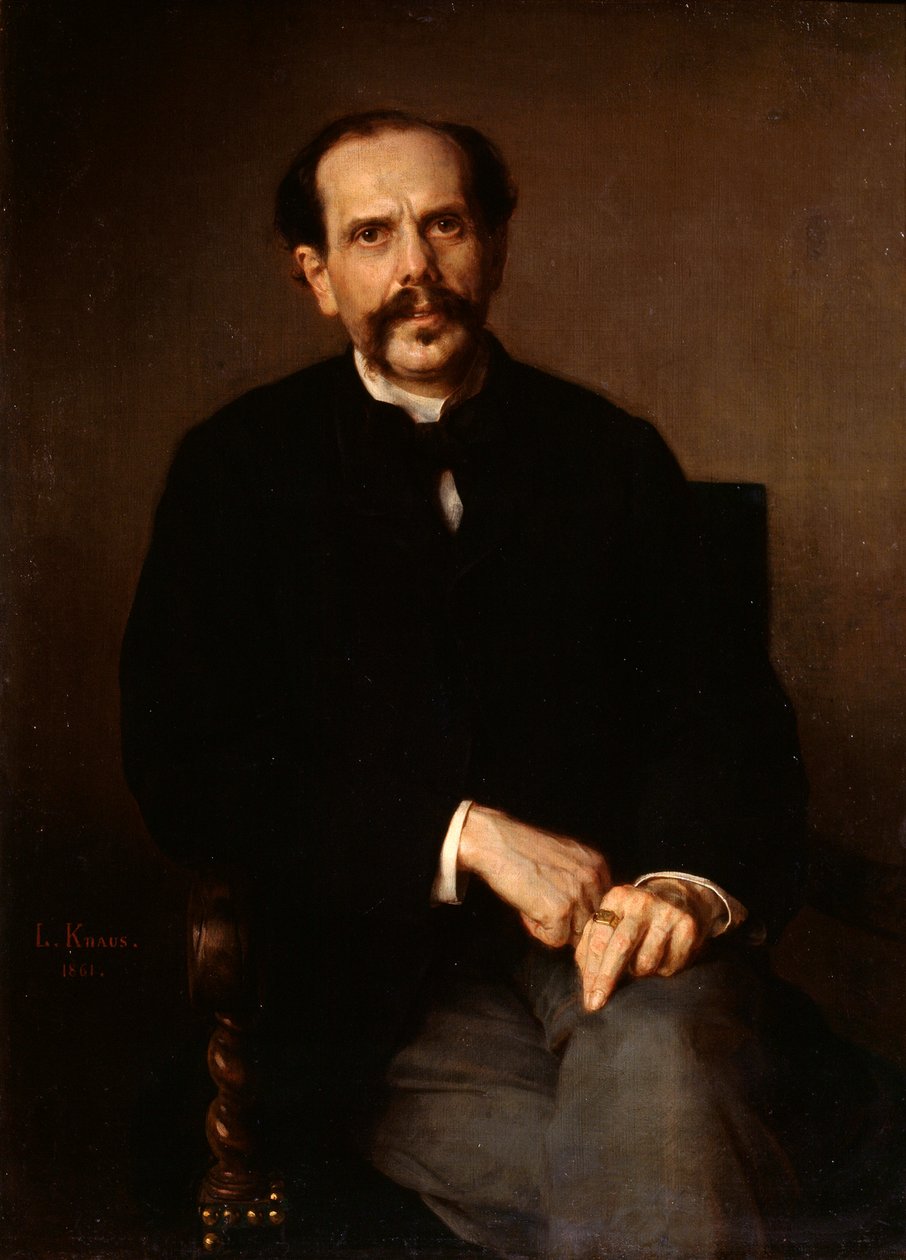 Retrato de un hombre de Ludwig Knaus