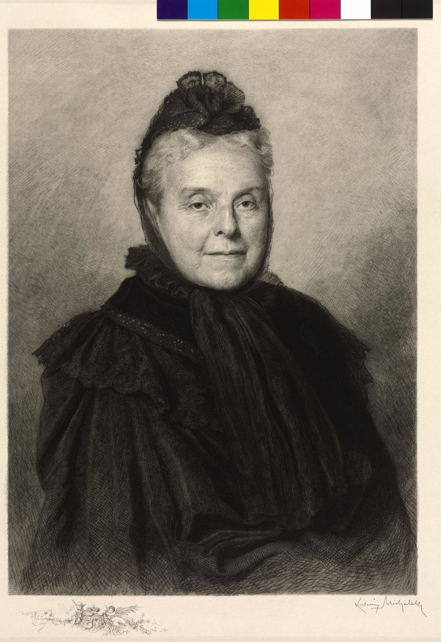 Maria princesa de y zu Liechtenstein de Ludwig Michalek