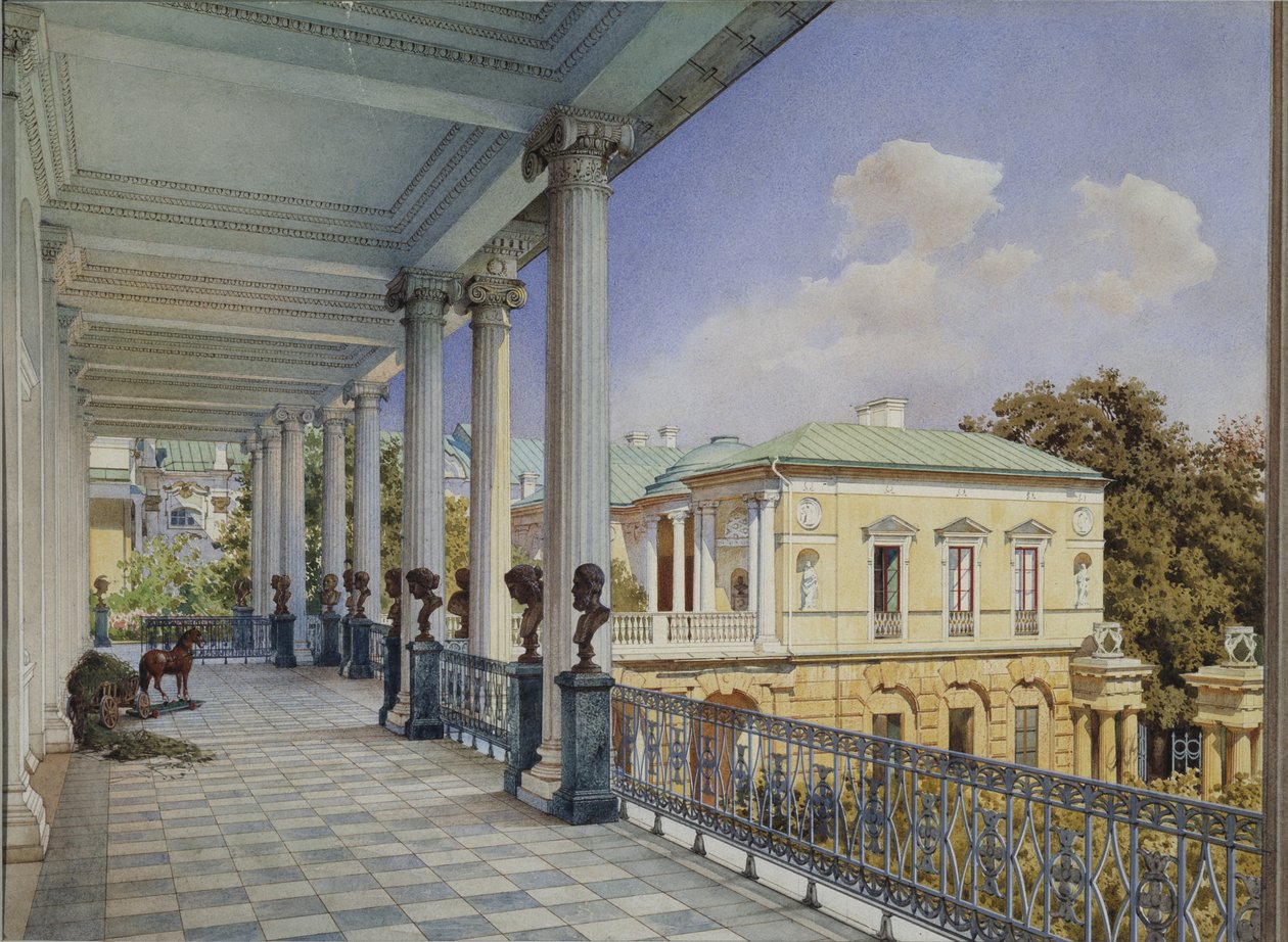 Galería Cameron en Tsarskoye Selo de Ludwig Premazzi