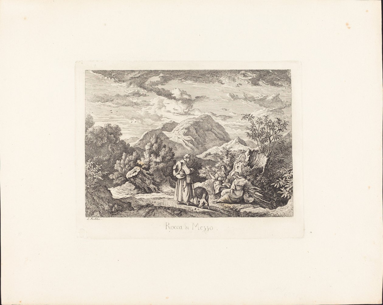 Rocca di Mezzo de Ludwig Richter