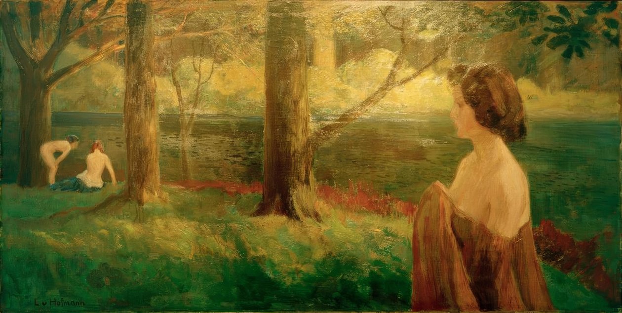 Sol de la tarde de Ludwig von Hofmann
