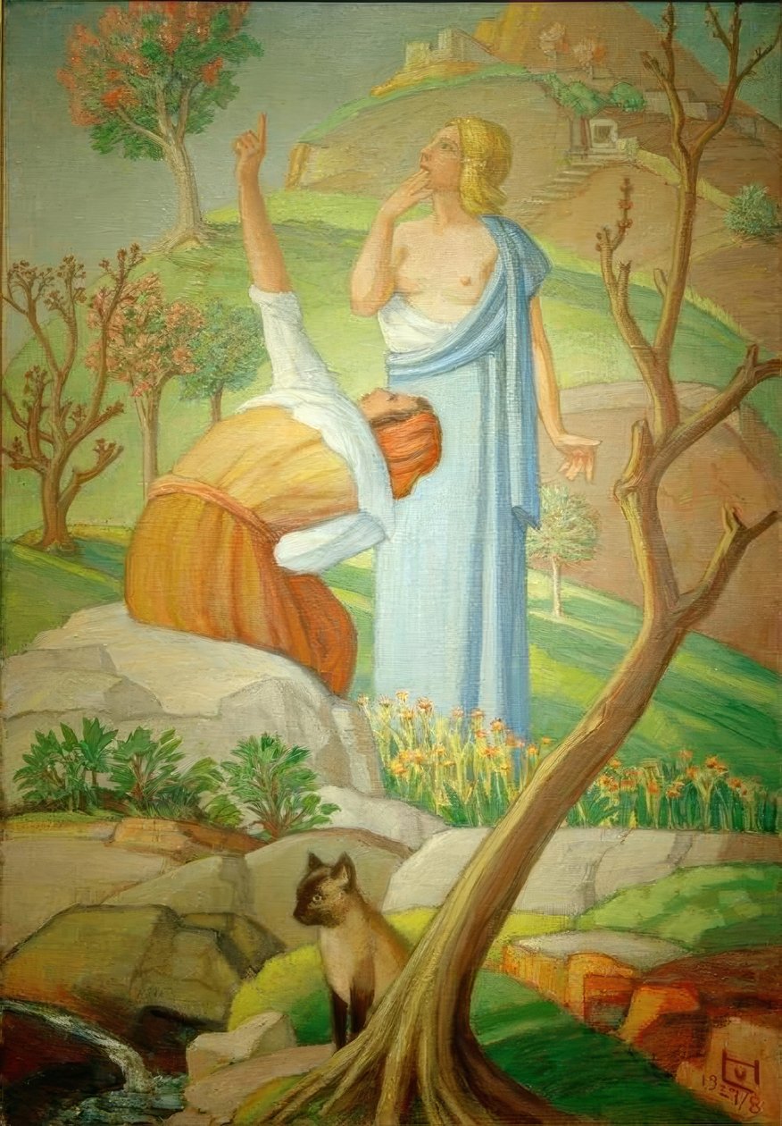 El halcón de Ludwig von Hofmann