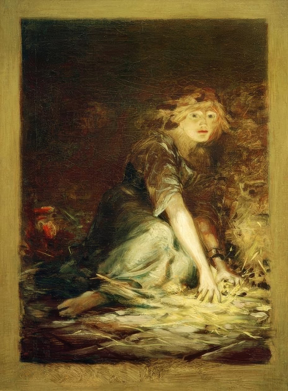 Gretchen en la cárcel de Ludwig von Hofmann