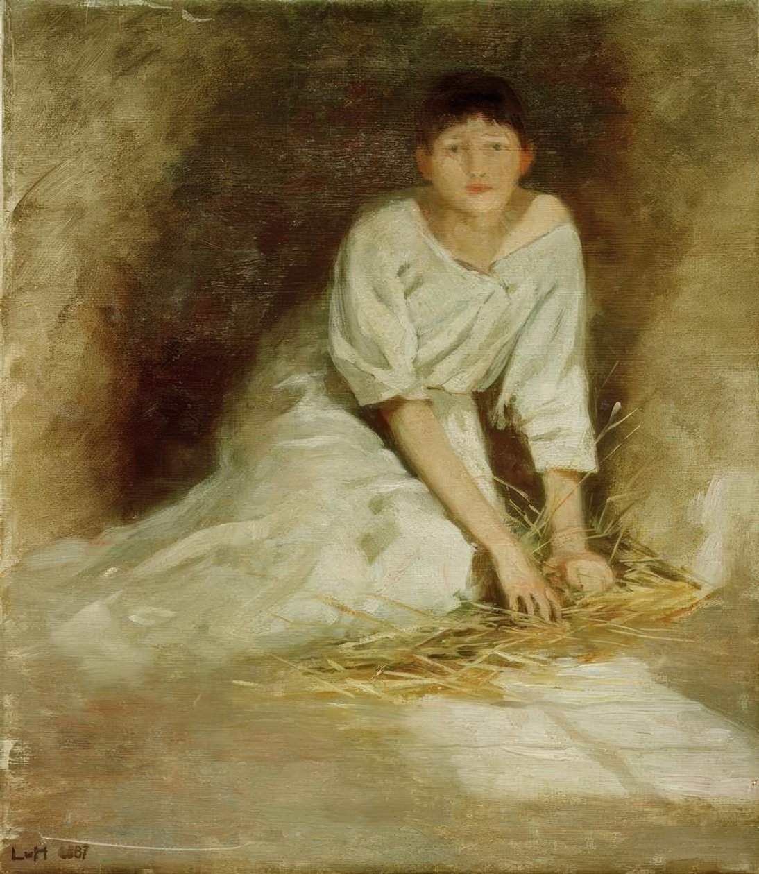 Gretchen en la cárcel de Ludwig von Hofmann