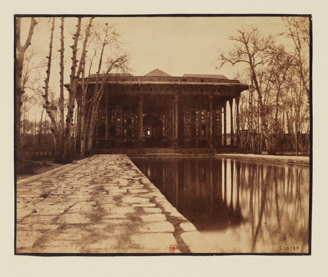 Isfahán, palacio de las Cuarenta Columnas Chihil Sotun de Luigi Pesce