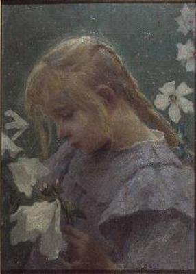 Retrato de una niña de Luigi Rossi