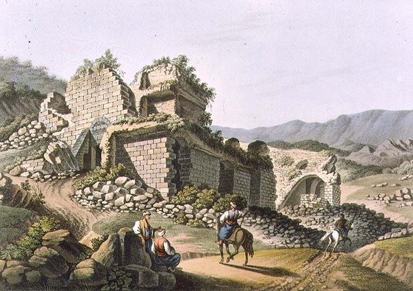 El teatro en Éfeso de Luigi (after) Mayer