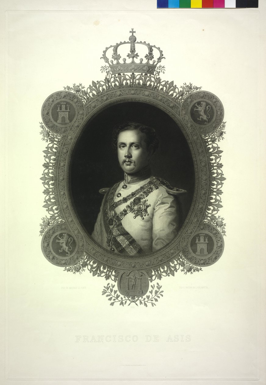 Rey de España Francisco de Luigi Calamatta
