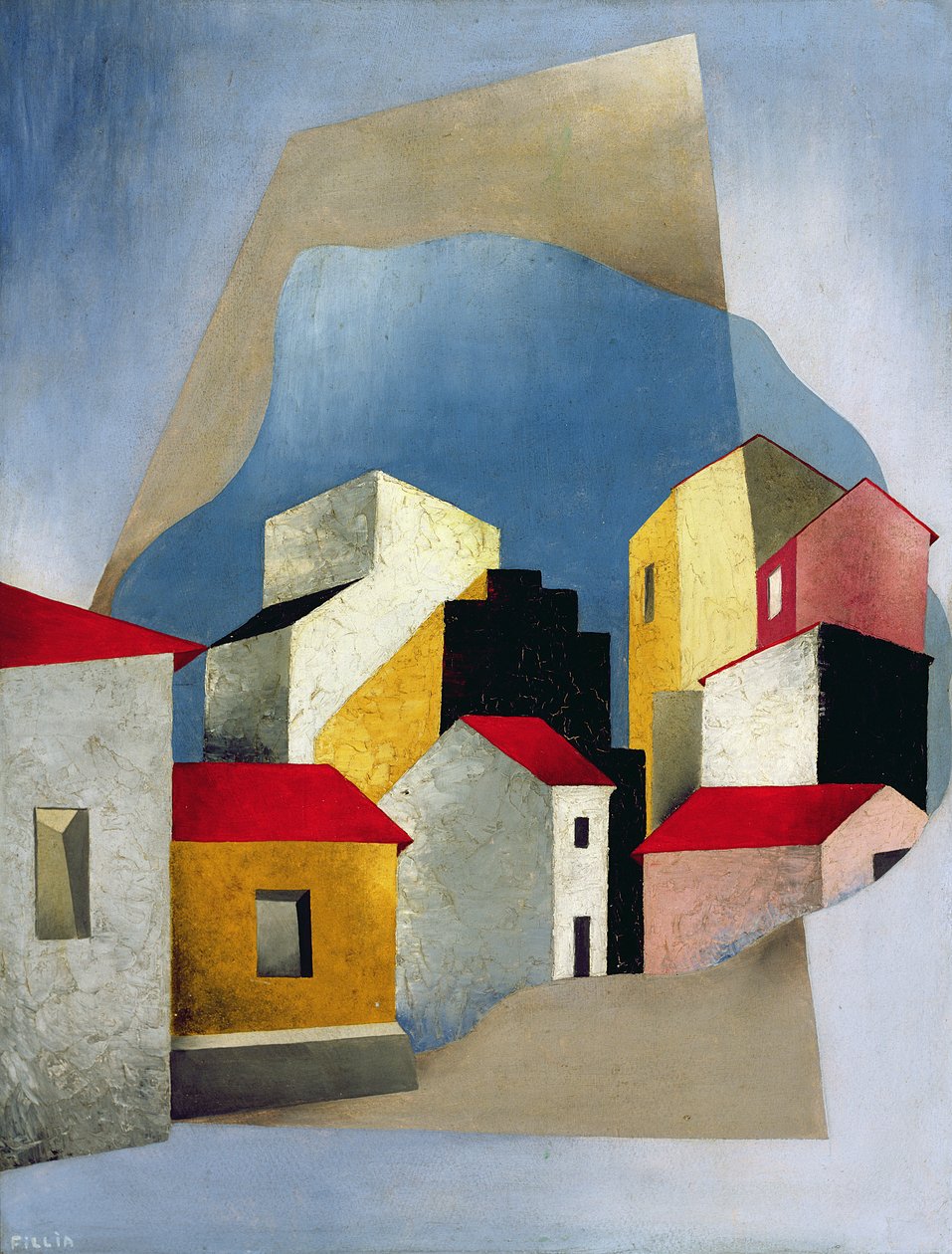 Casas en Lerici, 1932-33 de Luigi Colombo Fillia