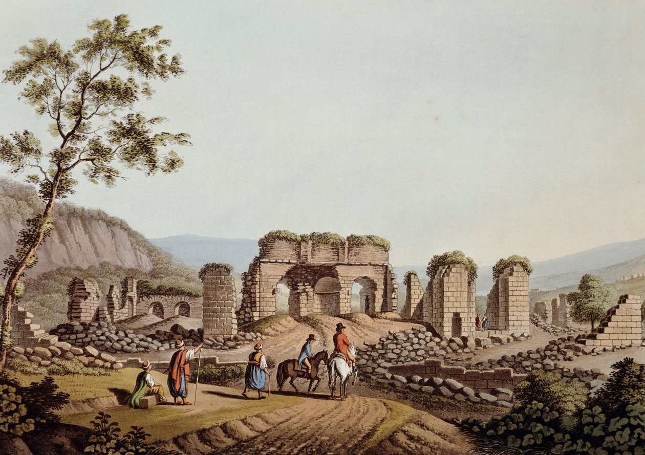 Restos del templo de Diana en Éfeso de Luigi Mayer