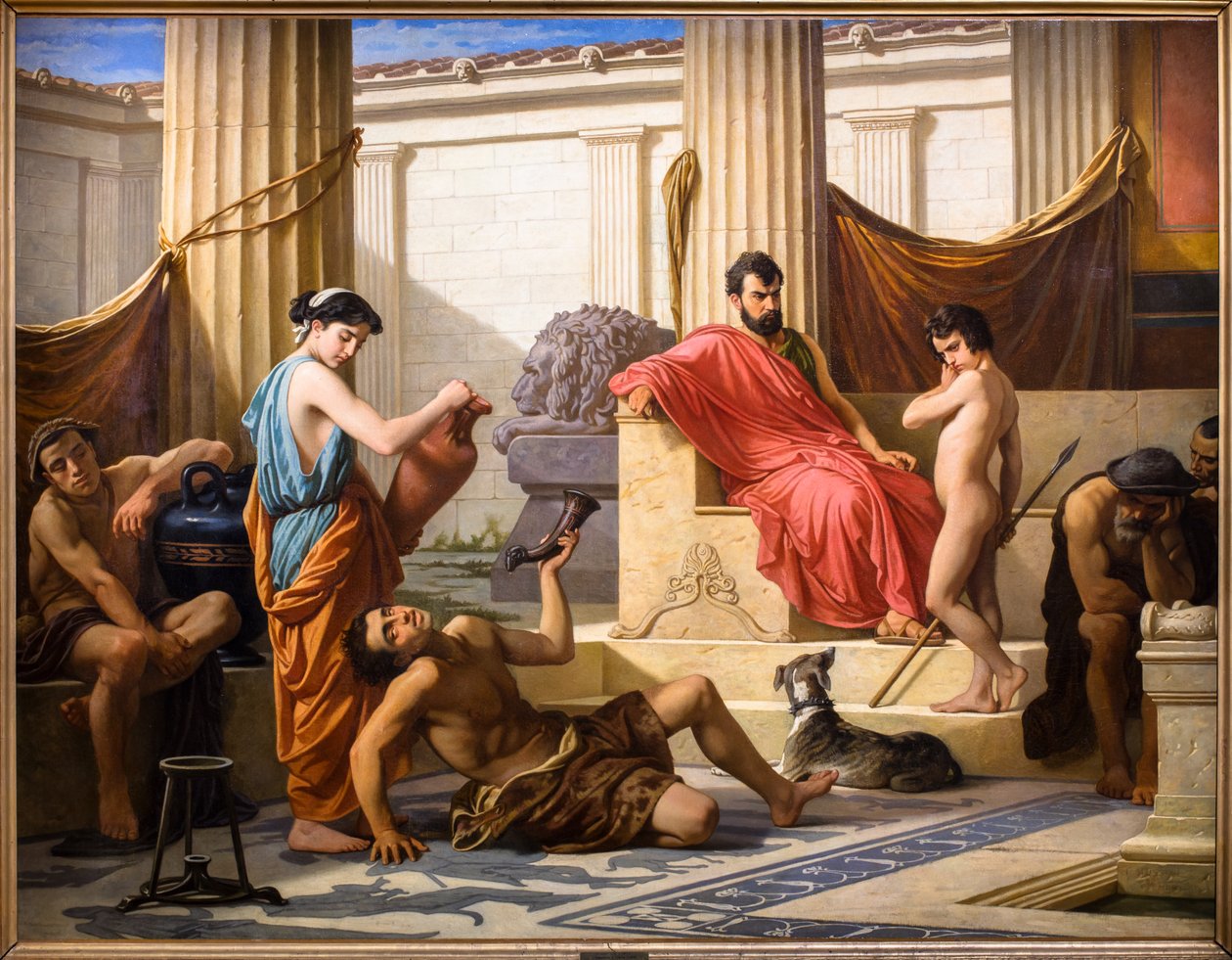 Educación en Esparta de Luigi Mussini