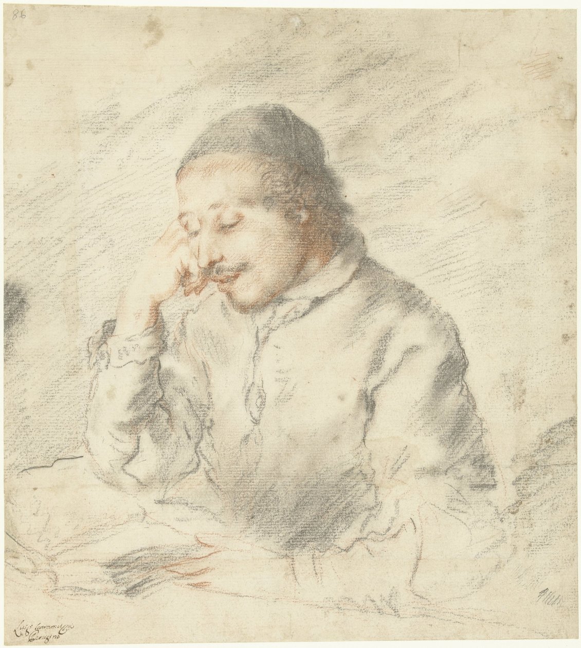 Retrato de un clérigo lector de Luigi Pellegrino Scaramuccia