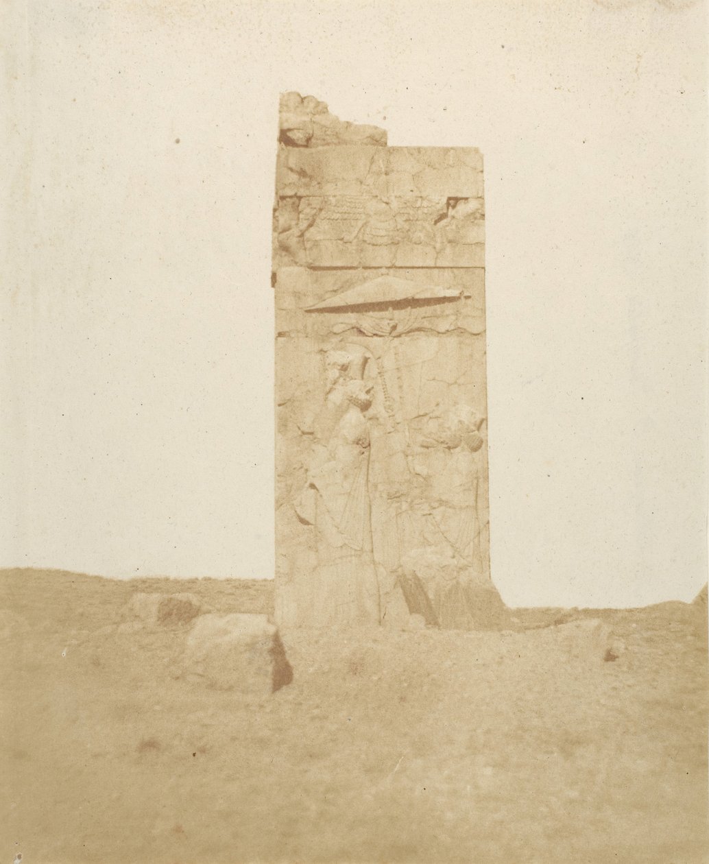 Ruinas en la tercera terraza, Persépolis de Luigi Pesce