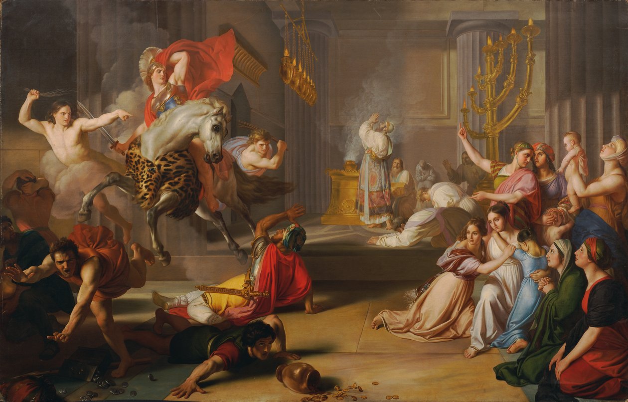 La expulsión de Heliodoro del templo de Luigi Sabatelli