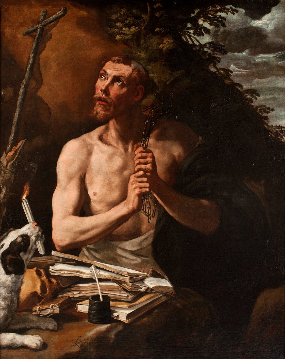 San Domingo en penitencia de Luis Tristan de Escamilla
