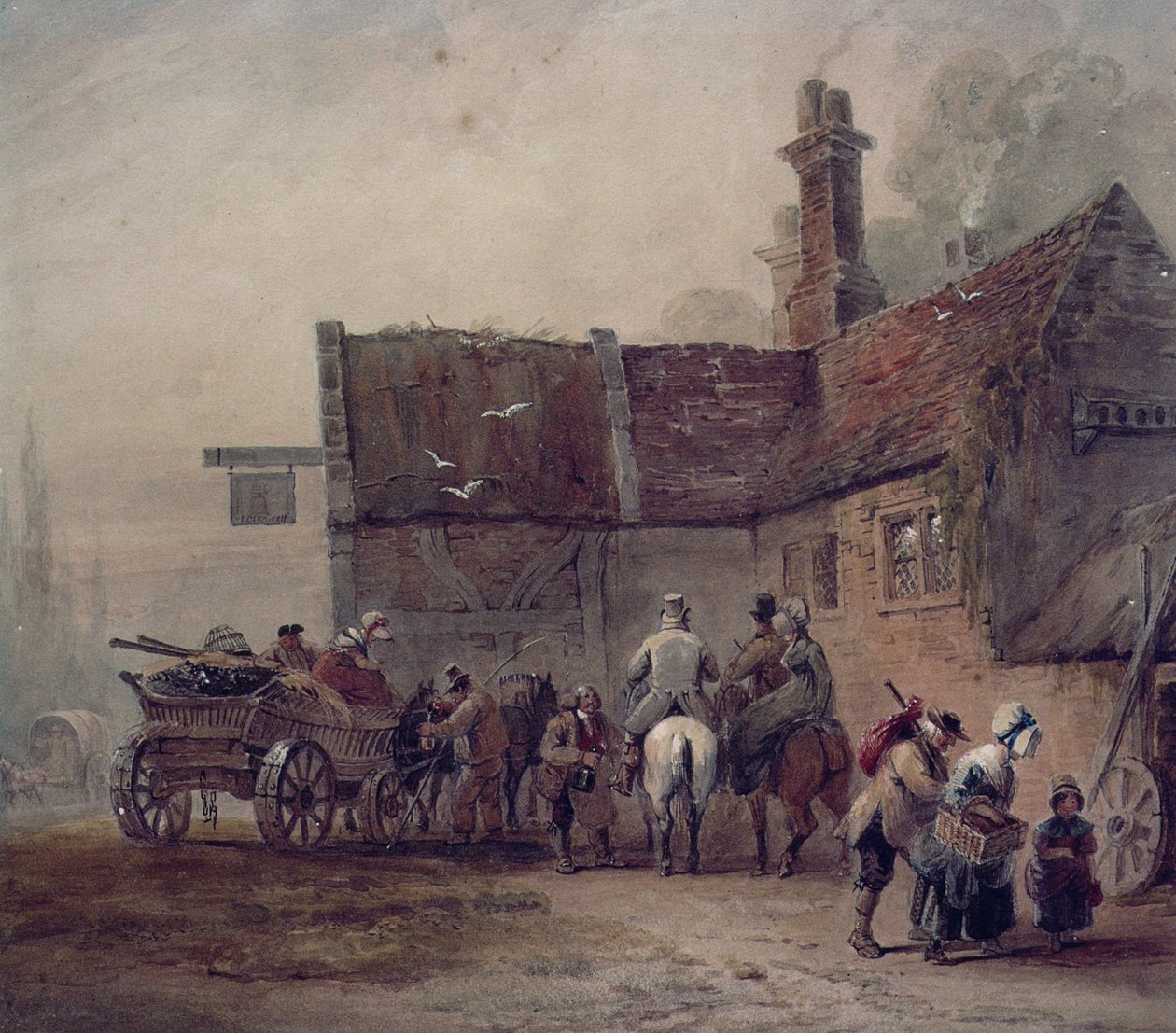 Una posada en el camino de Luke Clennell