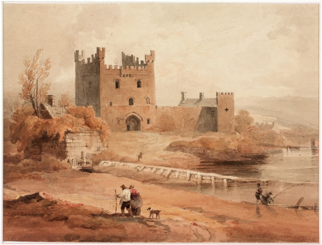 Castillo de Bywell de Luke Clennell