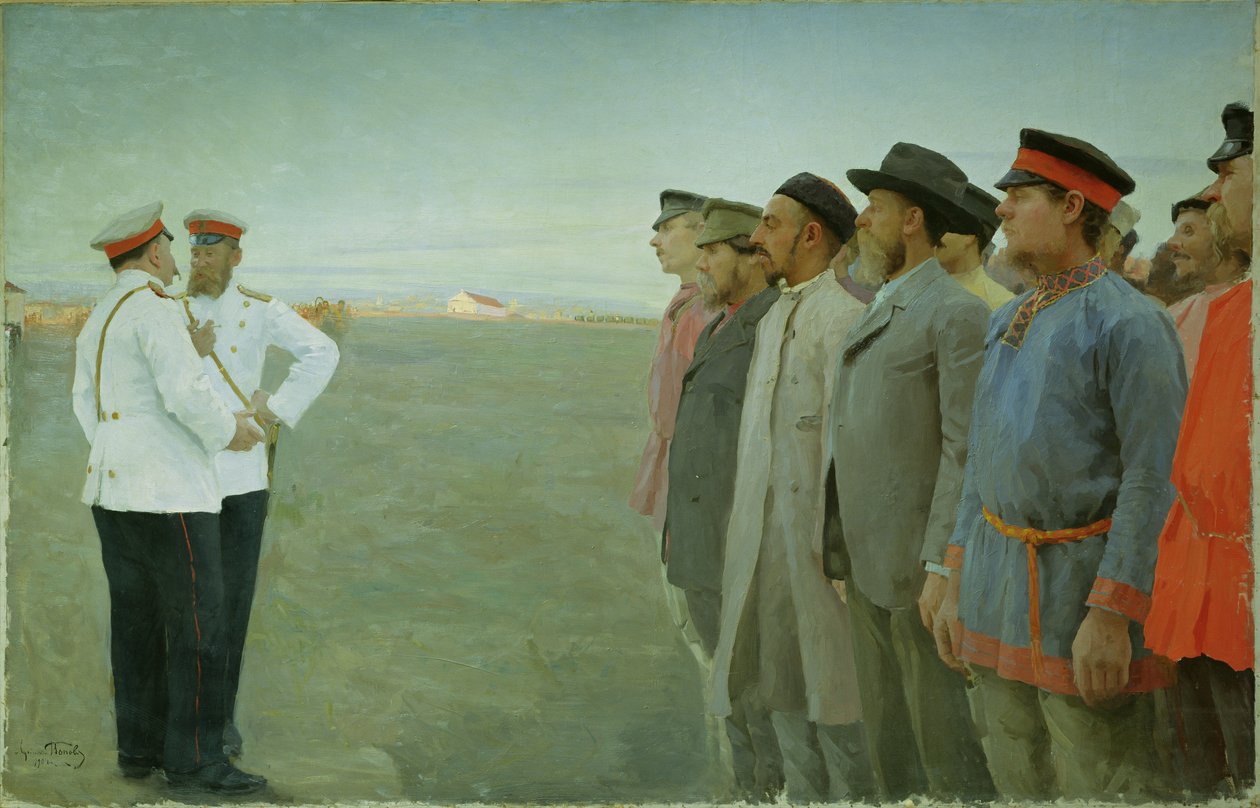 Movilizado, 1904 de Lukjan Vasilievich Popov
