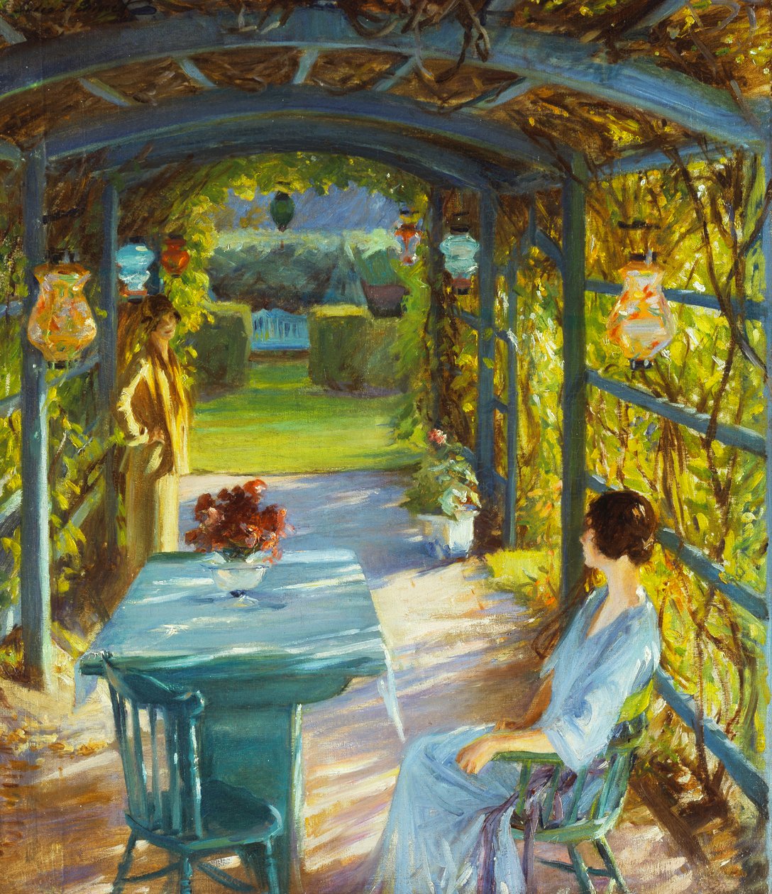 Dos mujeres en un árbol de Lydia Field Emmett