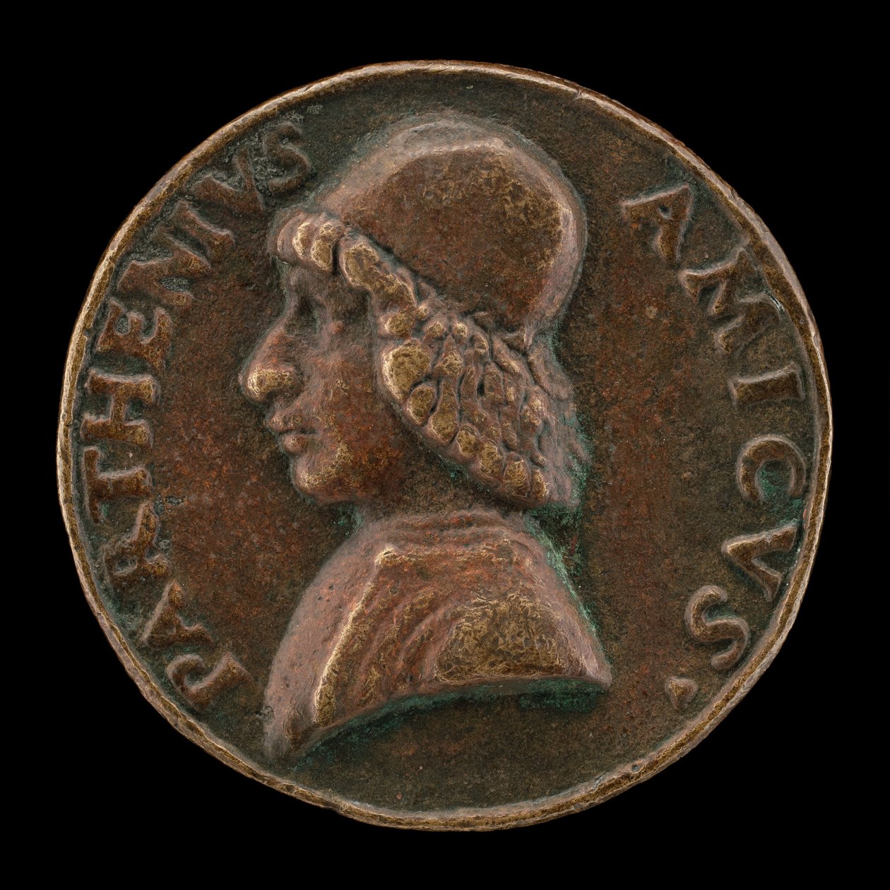 Bartolommeo Partenio, activo 1480-1485, Humanista [anverso] de Lysippus Junior