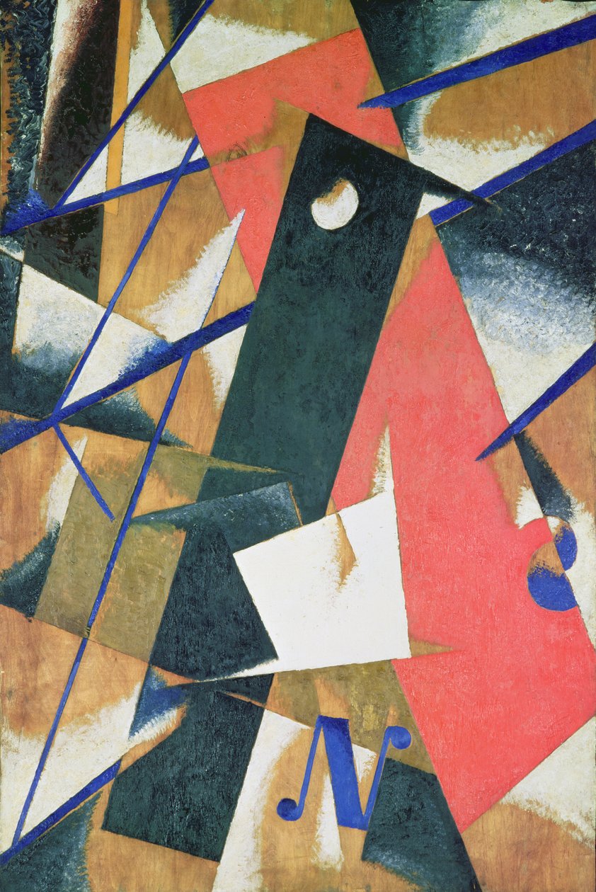 Construcción de fuerza espacial, 1921 de Lyubov Sergeevna Popova