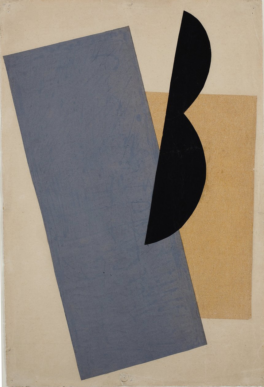 Composición Azul-Amarillo-Negro de Lyubov Sergeevna Popova