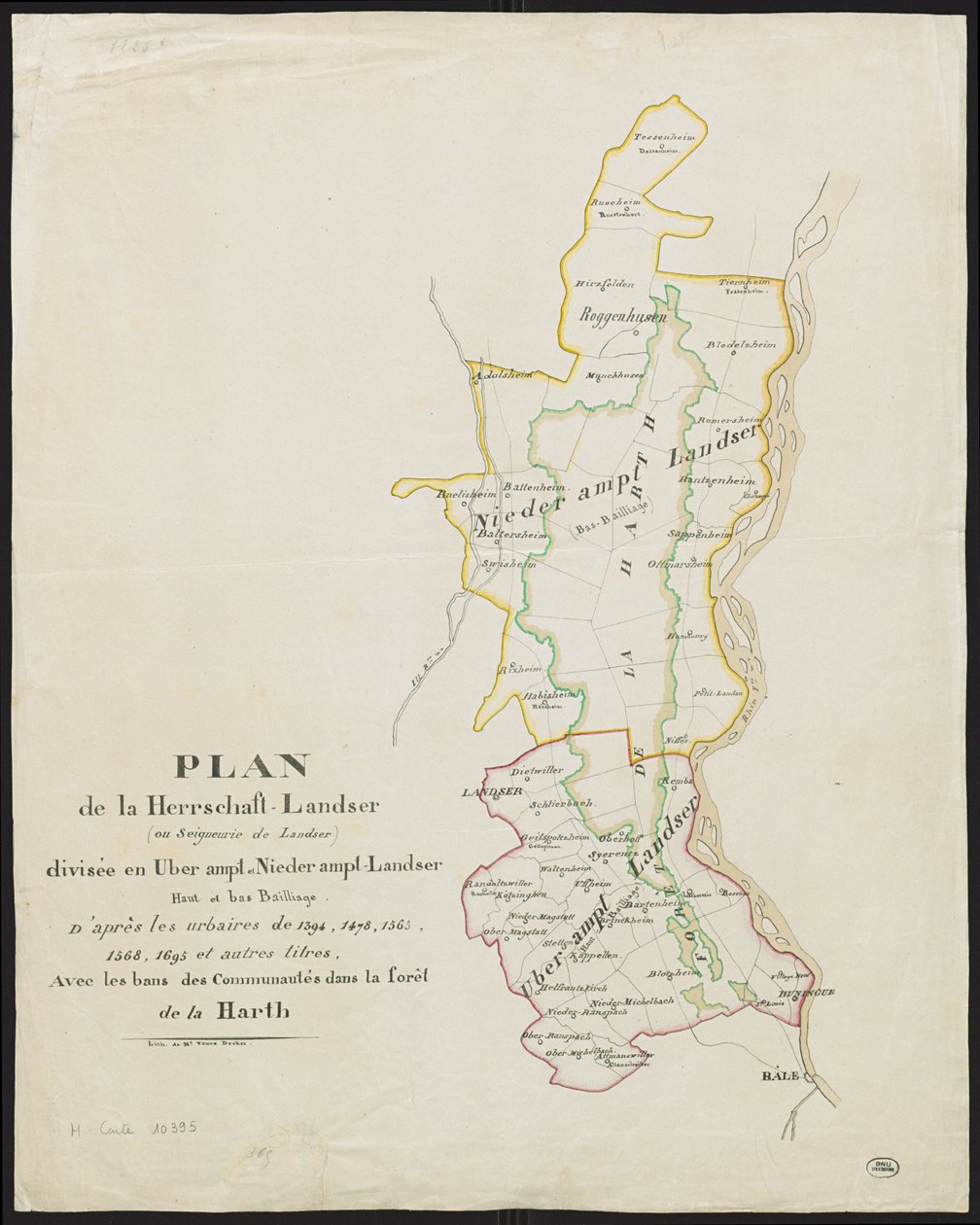 Herrschaft Landser en Alsacia de M. Veuve Decker