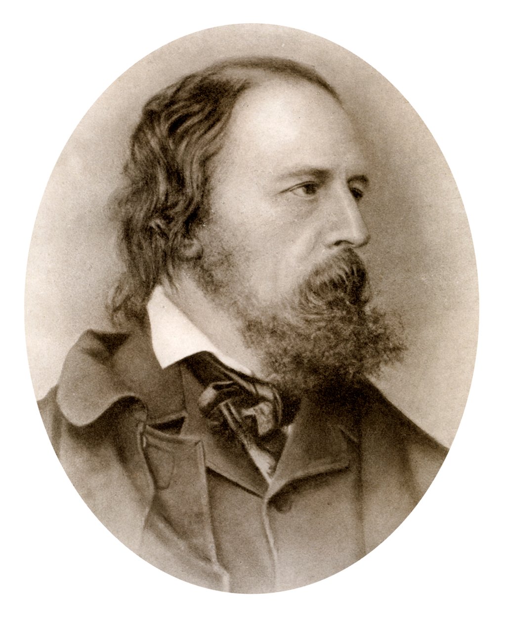 Alfred, Lord Tennyson, poeta inglés de M Arnault