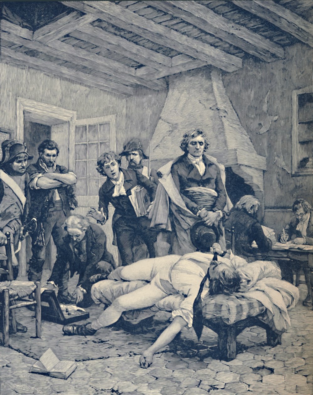 La muerte de Pichegru, 1804, 1896 de M. Haider