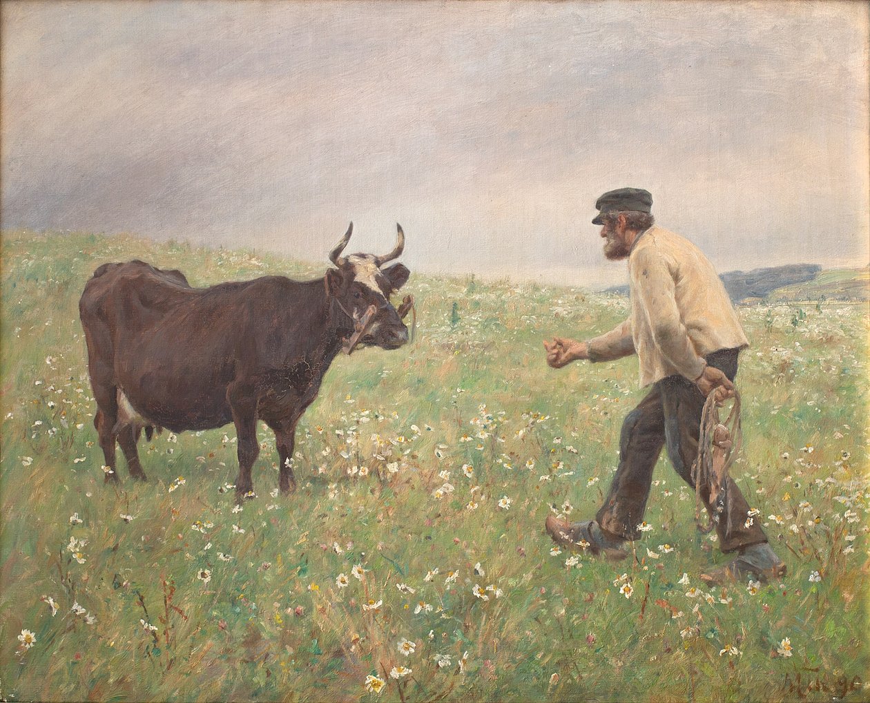 Una vaca suelta de M. Therkildsen