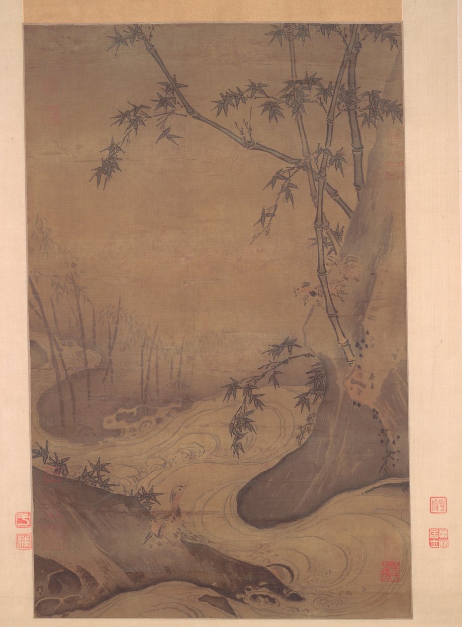 Bamboo and Ducks by a Rushing Stream de Ma Yüan