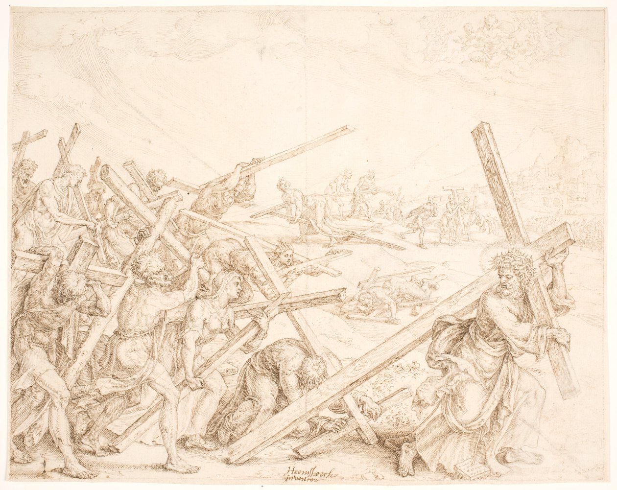 Hágase tu voluntad (ske din vilje) de Maarten van Heemskerck