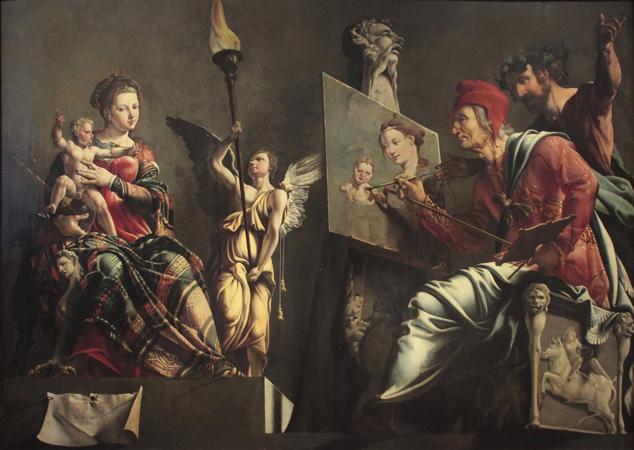 San Lucas pintando a la Virgen de Maarten van Heemskerck