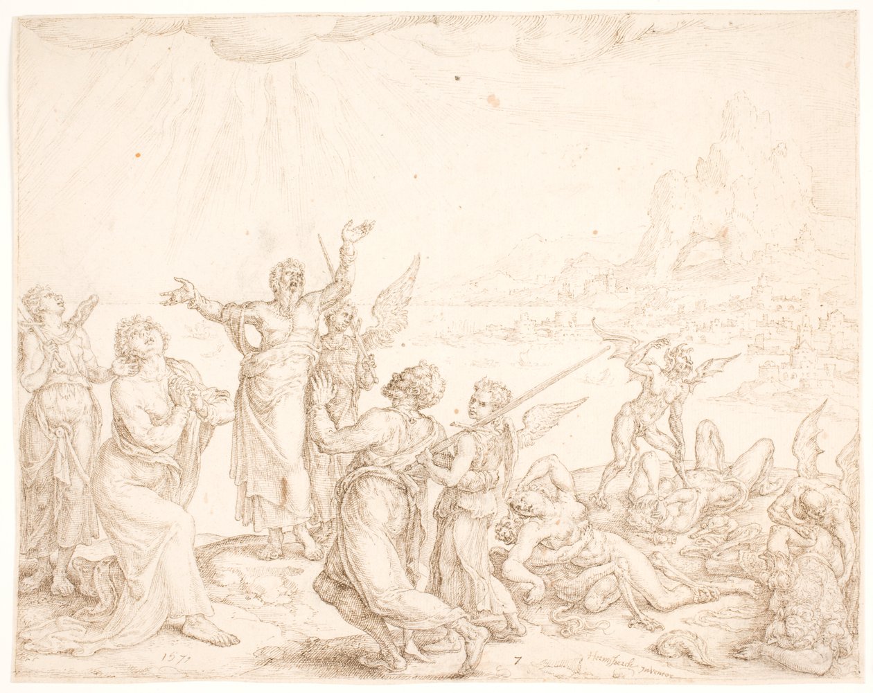 Sed libera nos (pero líbranos) de Maarten van Heemskerck
