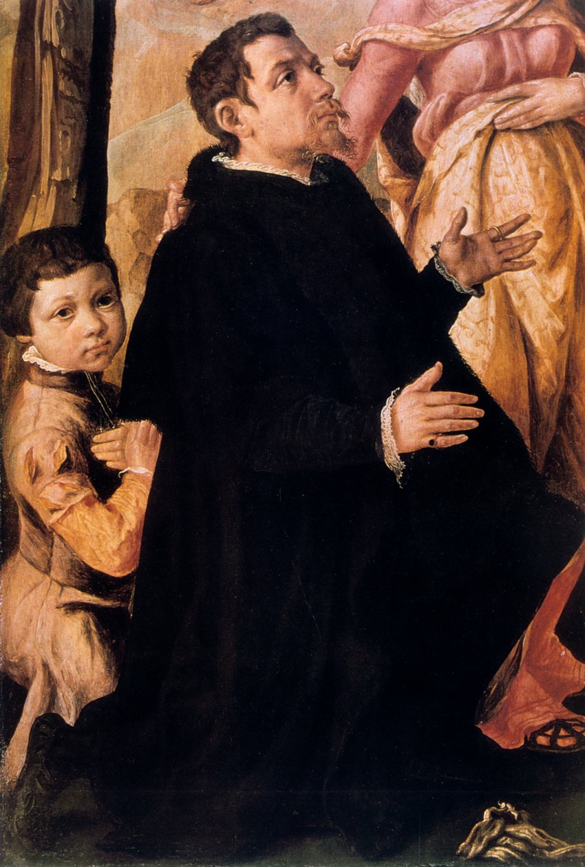 Calvario (detalle), 1545-1550 de Maerten van Heemskerck