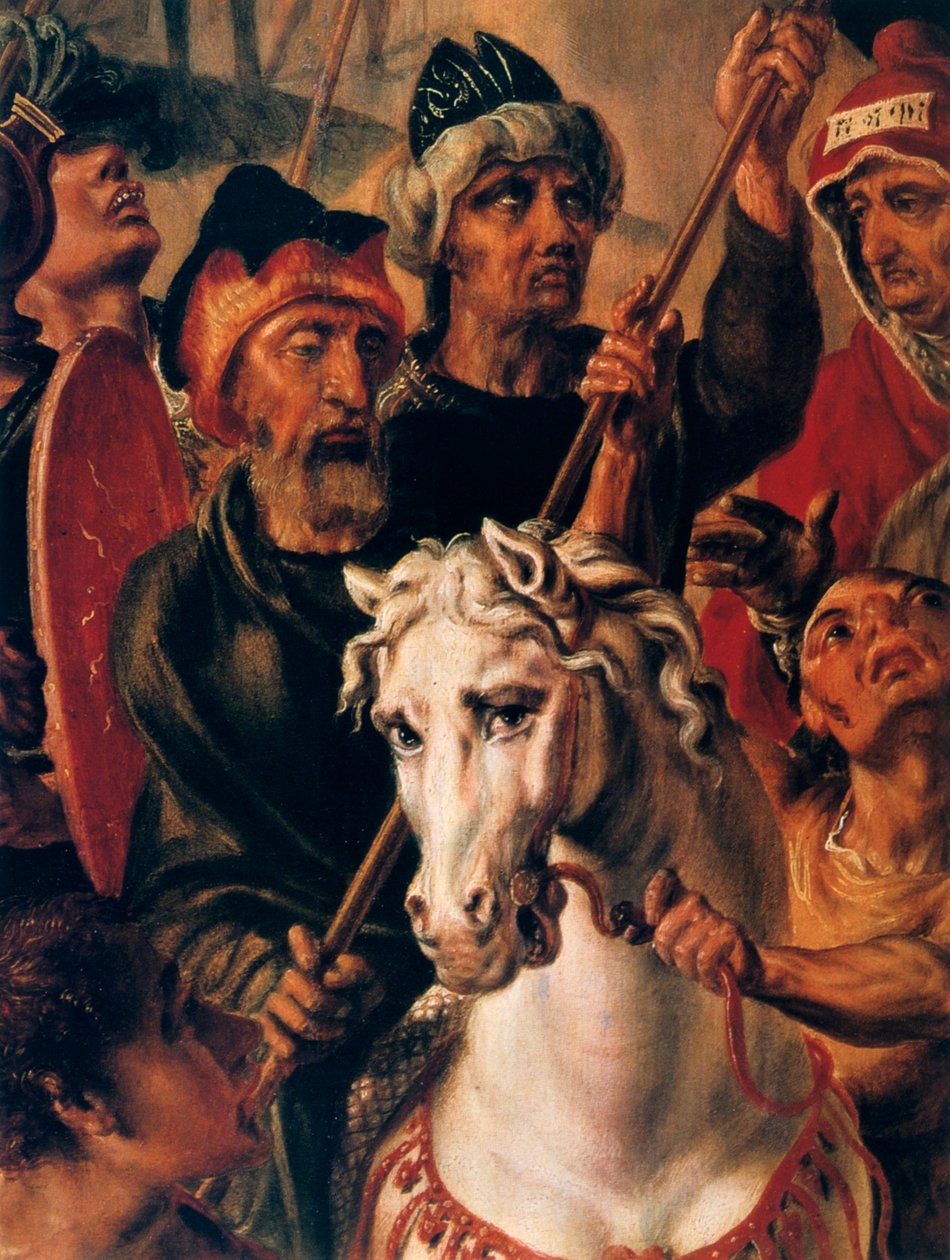 Calvario (detalle) de Maerten van Heemskerck