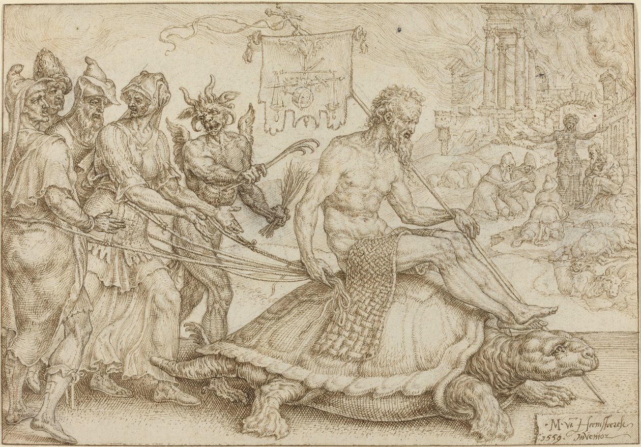 El triunfo de Job de Maerten van Heemskerck