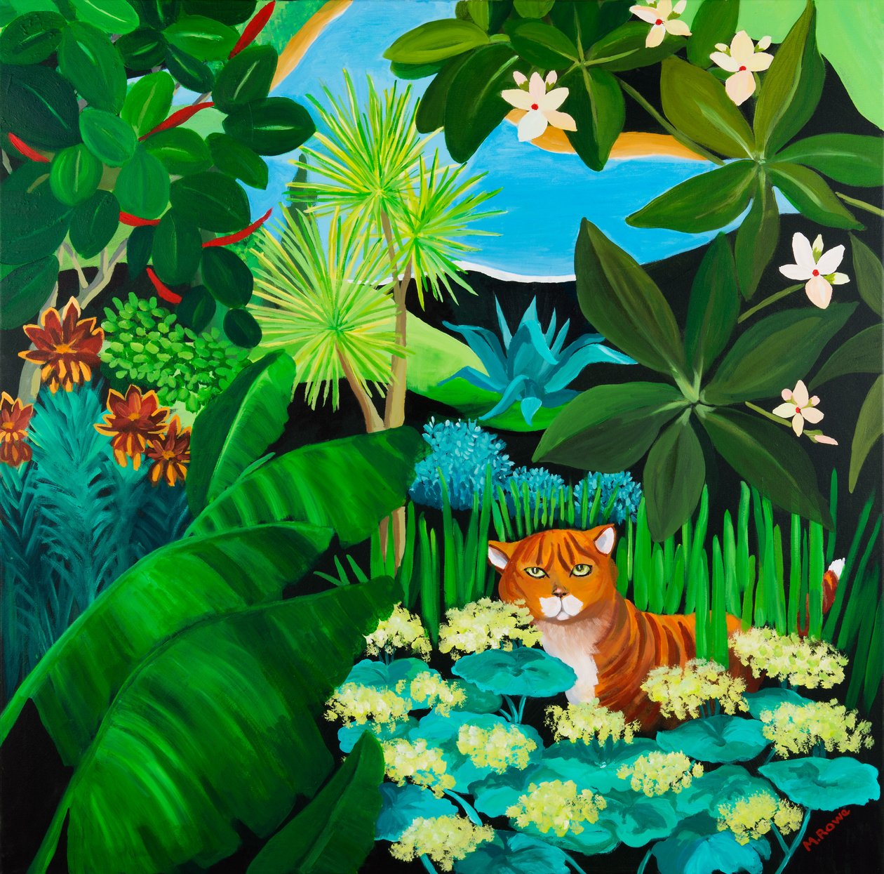 Gato en la jungla, 2013 de Maggie Rowe