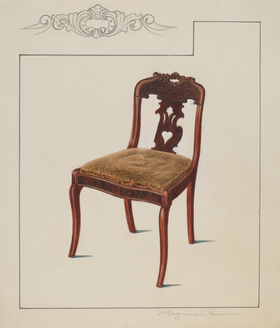 Silla, c. 1936 de Magnus S. Fossum