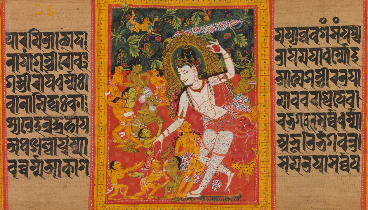 Bodhisattva Avalokiteshvara dispensando bendiciones..., principios del siglo XII de Mahavihara Master