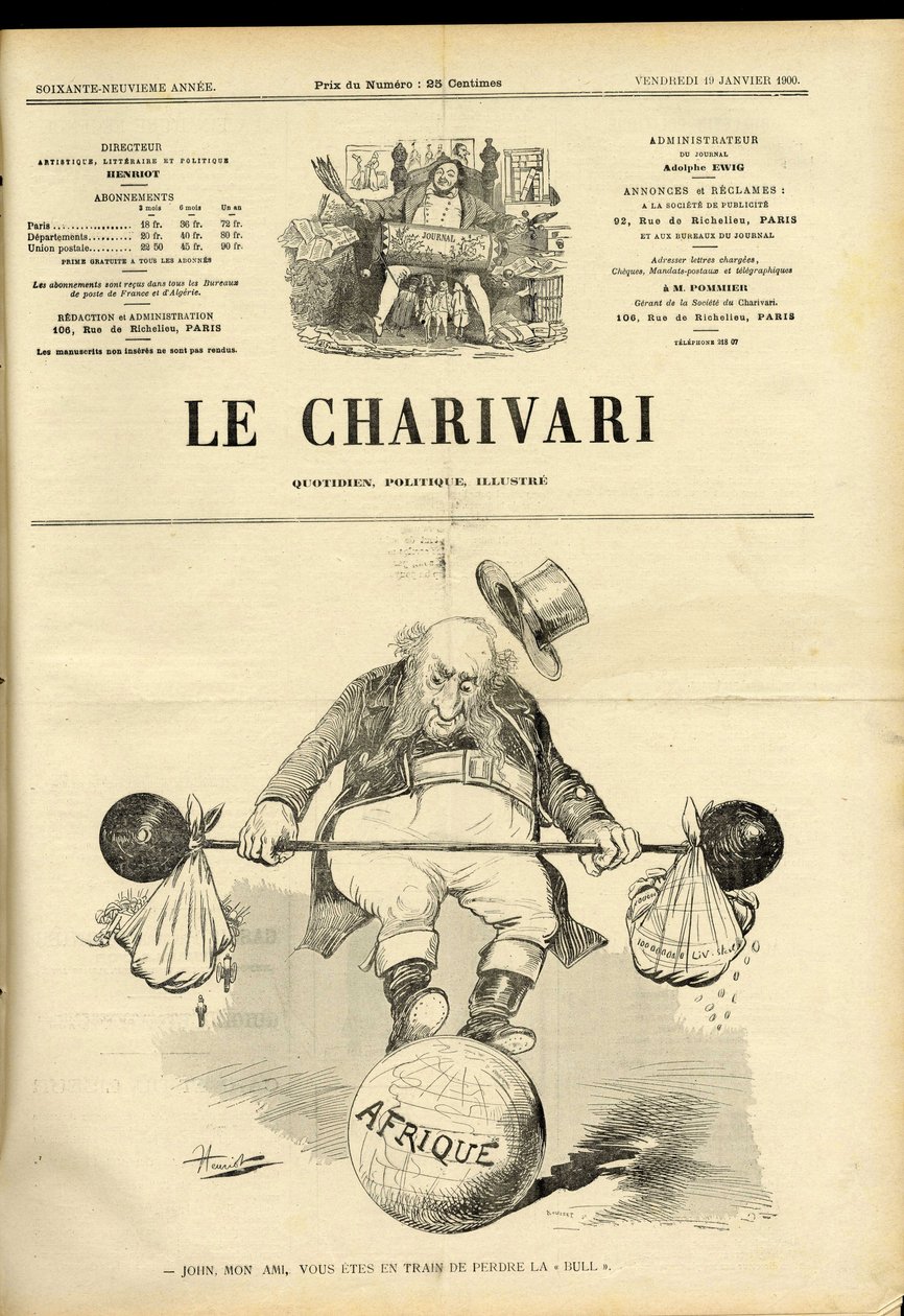 Portada de "Le Charivari" de Henri Maigrot