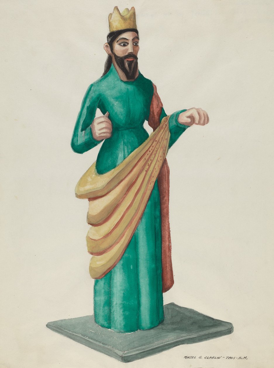 Arcángel Bulto, c. 1937 de Majel G. Claflin