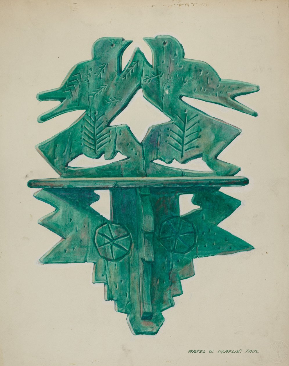 Estante de pájaros de Majel G. Claflin