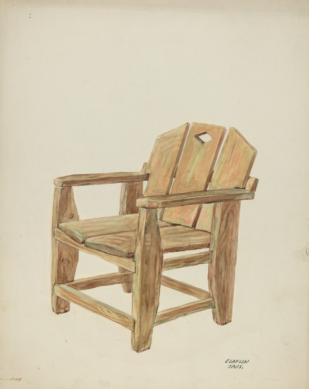 Silla, c. 1938 de Majel G. Claflin