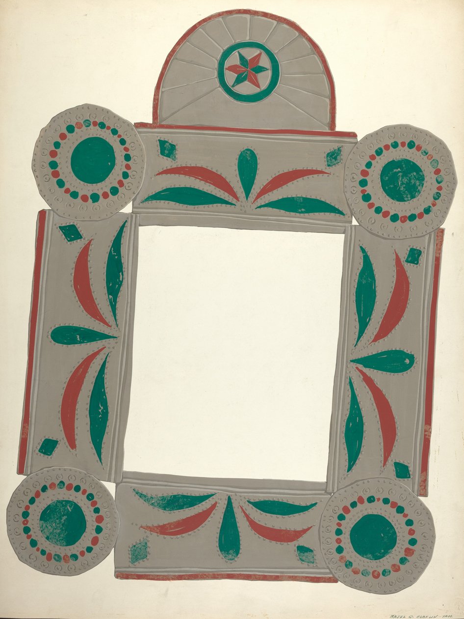 Espejo pintado de Lockwood de Majel G. Claflin